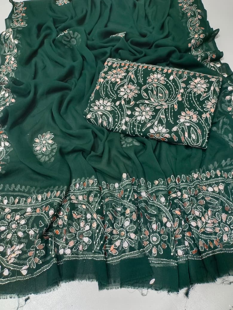 New Arrival New Design   Hand MADE  Beautiful Press Gotta Chicken Kari Suits