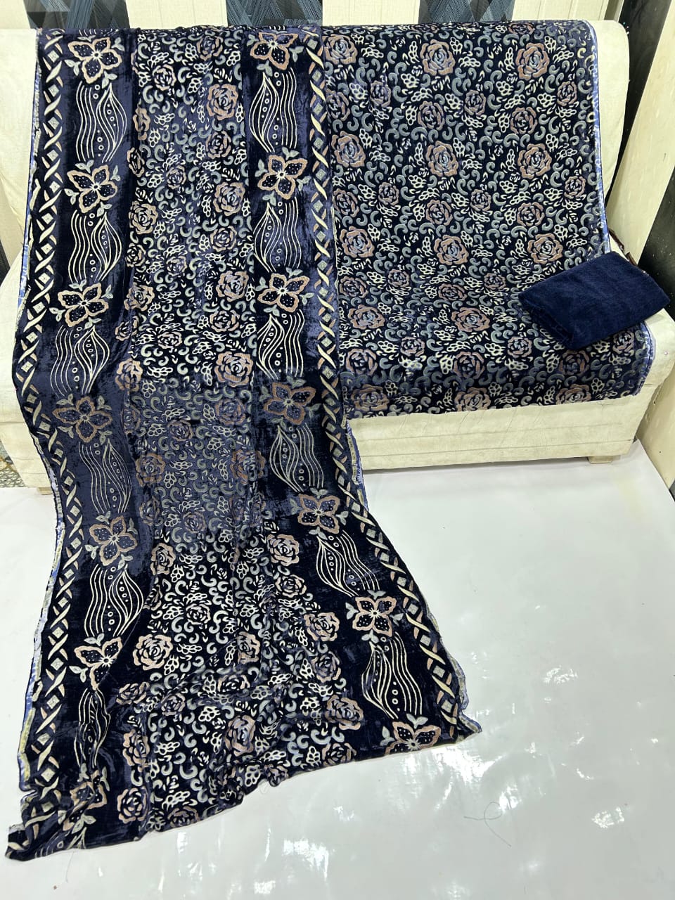 Premium Wedding Collection Bareeze Pure Velvet Outfit With Shirt Dupata and Trouser 3 Pcs