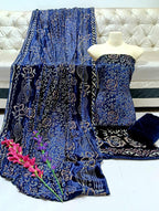 New Palachi Velvet Collection 3 Pcs Dress