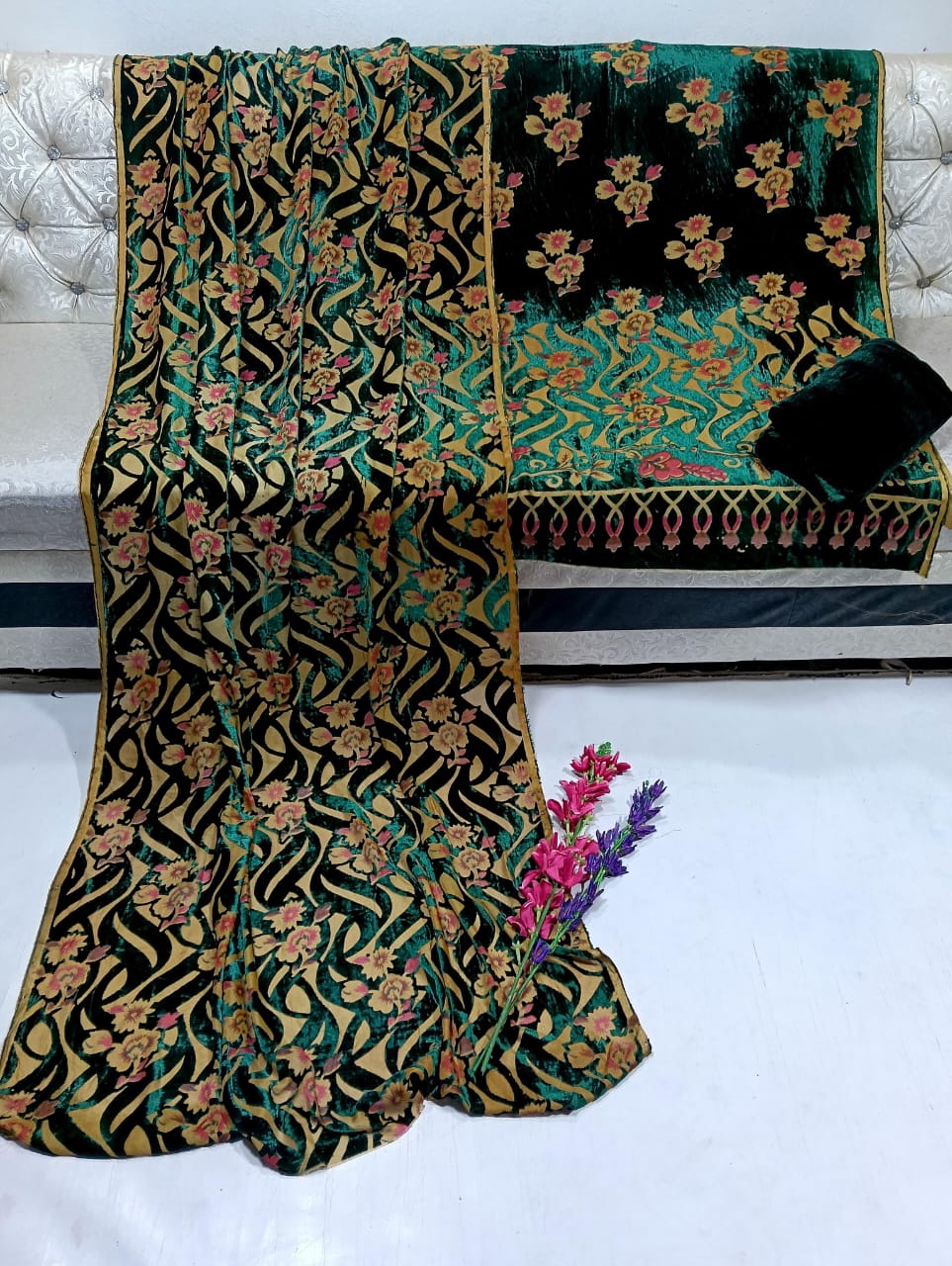 New Palachi Velvet Collection 3 Pcs Dress