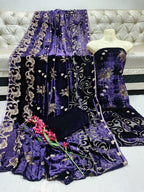 New Palachi Velvet Collection 3 Pcs Dress