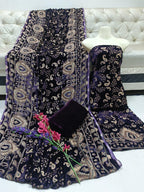 New Palachi Velvet Collection 3 Pcs Dress