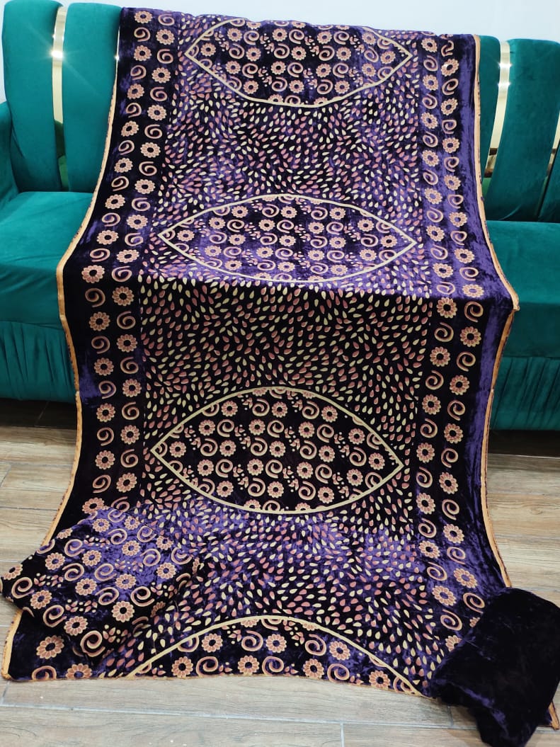 New Palachi Velvet Collection  3 Pcs Dress Shirt Dupata & Trouser