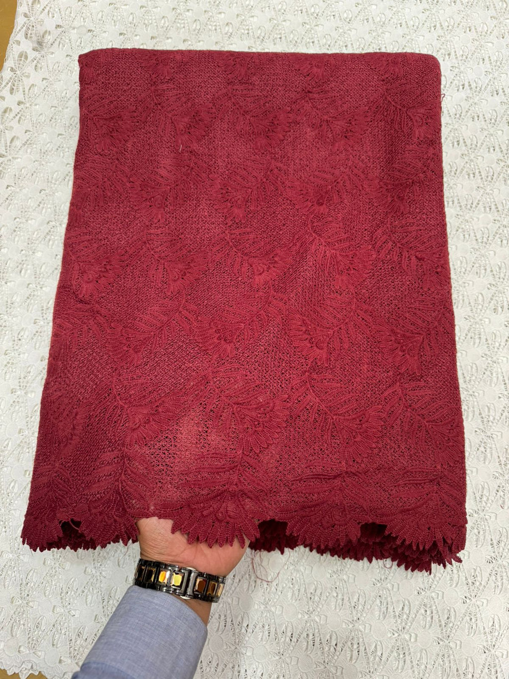 Beautiful Crochet Net Cutwork Shirts