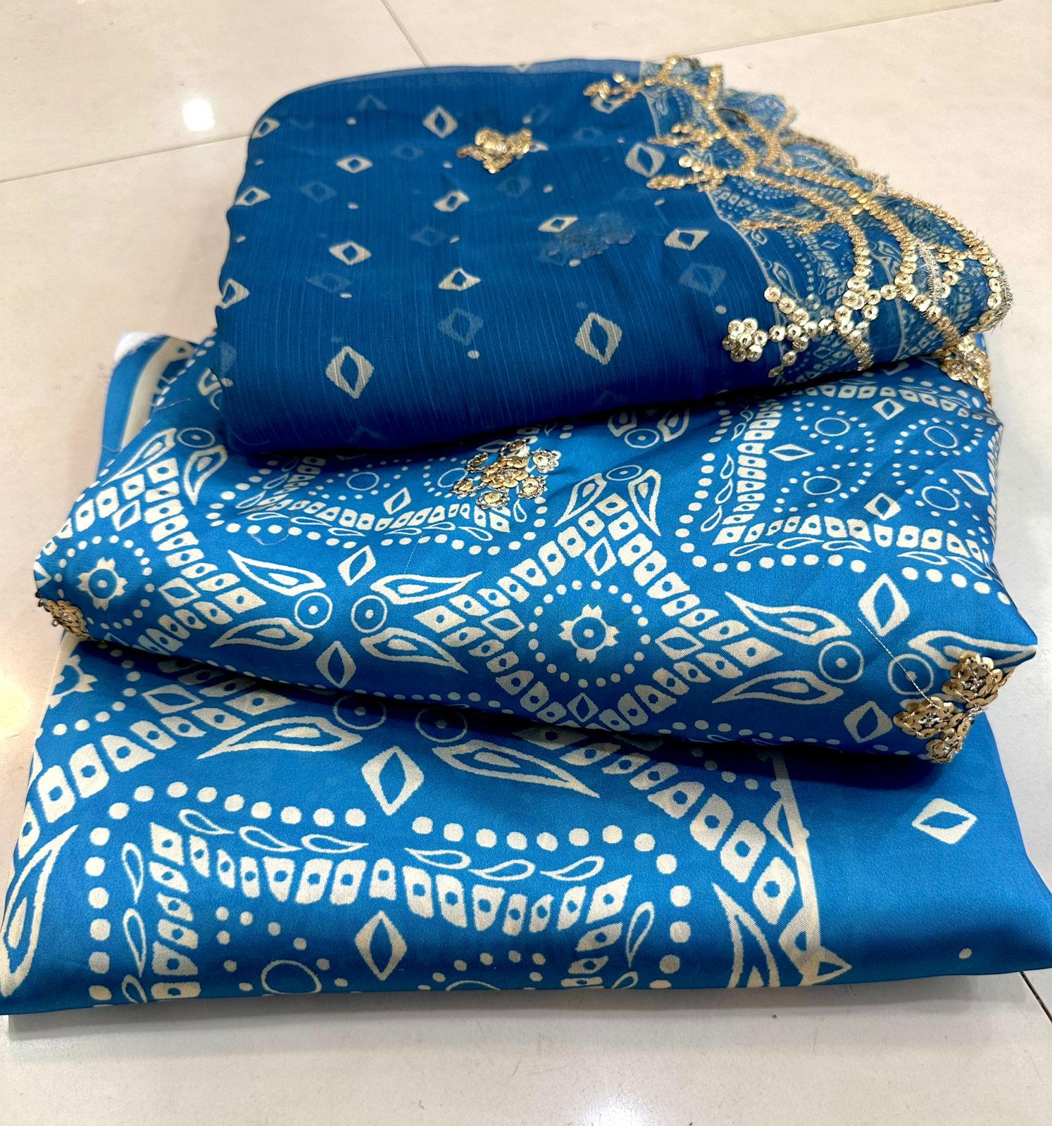 Shamose Silk 3 Pcs Coords Katori Work