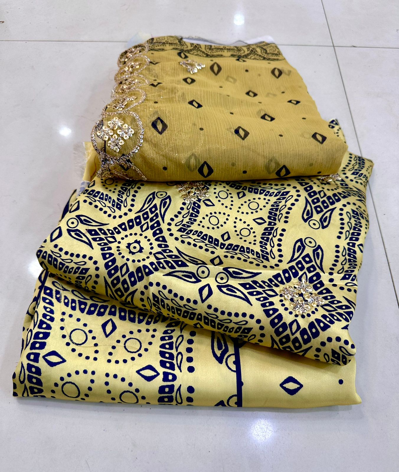 Shamose Silk 3 Pcs Coords Katori Work