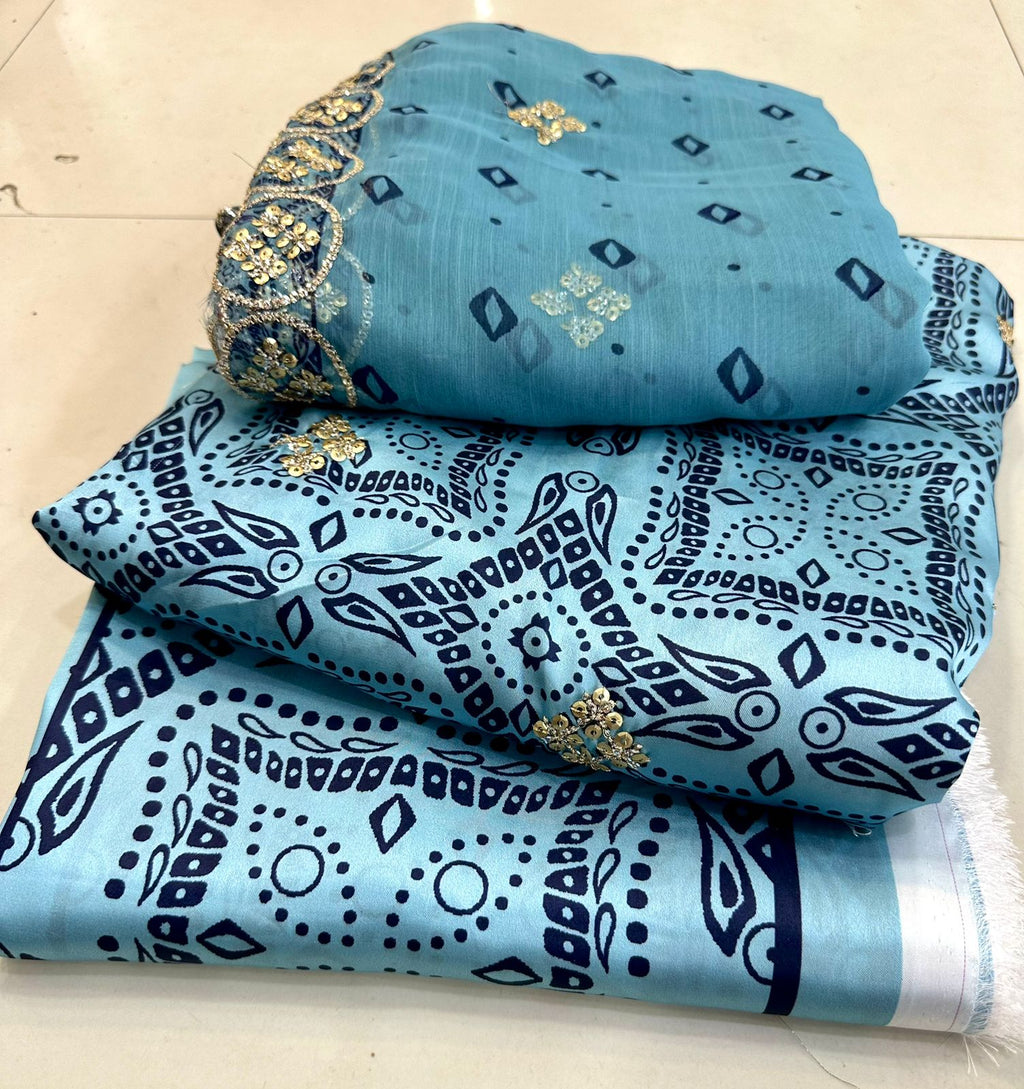 Shamose Silk 3 Pcs Coords Katori Work