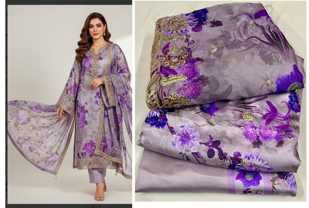 Shamose Silk 3 Pcs Coords Katori Work