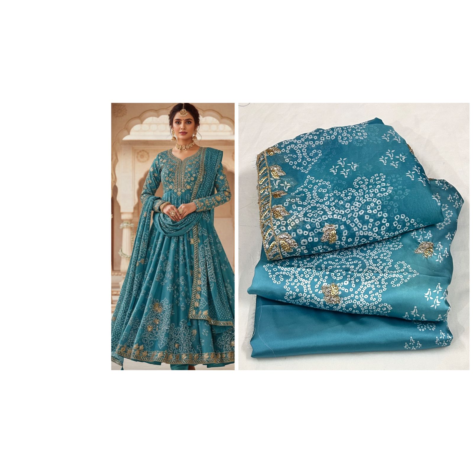 Shamose Silk 3 Pcs Coords Katori Work