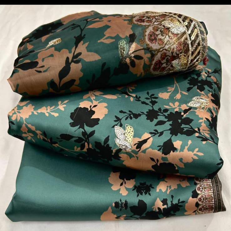 Shamose Silk 3 Pcs Coords Katori Work