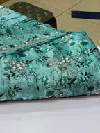 Most Trending Cutdana Lava Silk Printed