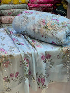 Most Trending Cutdana Lava Silk Printed