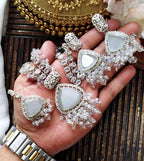 Premium Quality Beautiful Zarcon Stone Egyptian Style Short Mala Set