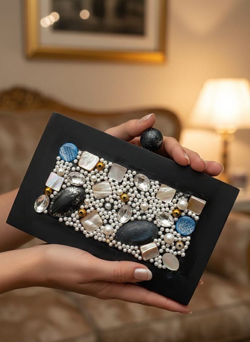 Beautiful Premium Quality Imported Indian Marble iphone Clutch