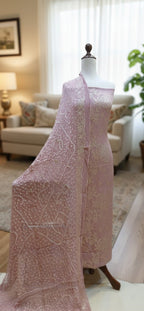 Bamber Chiffon Embroidery Sequence With Chundri