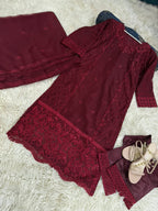 Chiken Kari Sequins Embroidery 3 Pcs