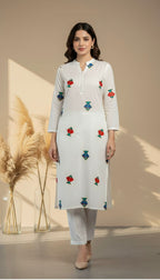 Basant Karandi Mix Unstitched Coordset