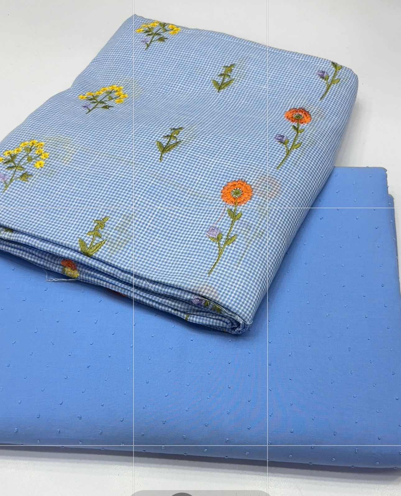 Pure imported lawn with multi embroidery 2 Pcs