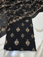 New Arival Russian Silk Katori Sequence Work Medium Silk Dupata + Trouser