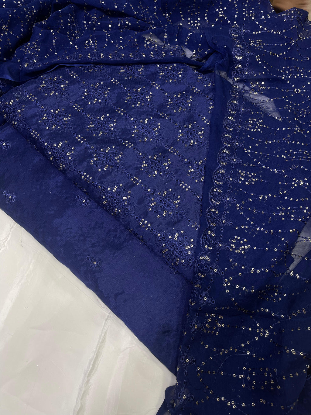 Luxury Chicken Kari 3 Pcs Suit