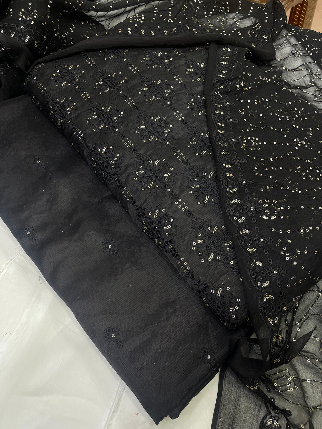 Luxury Chicken Kari 3 Pcs Suit