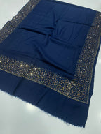 Fine Pashmina Saroski Work Stoles