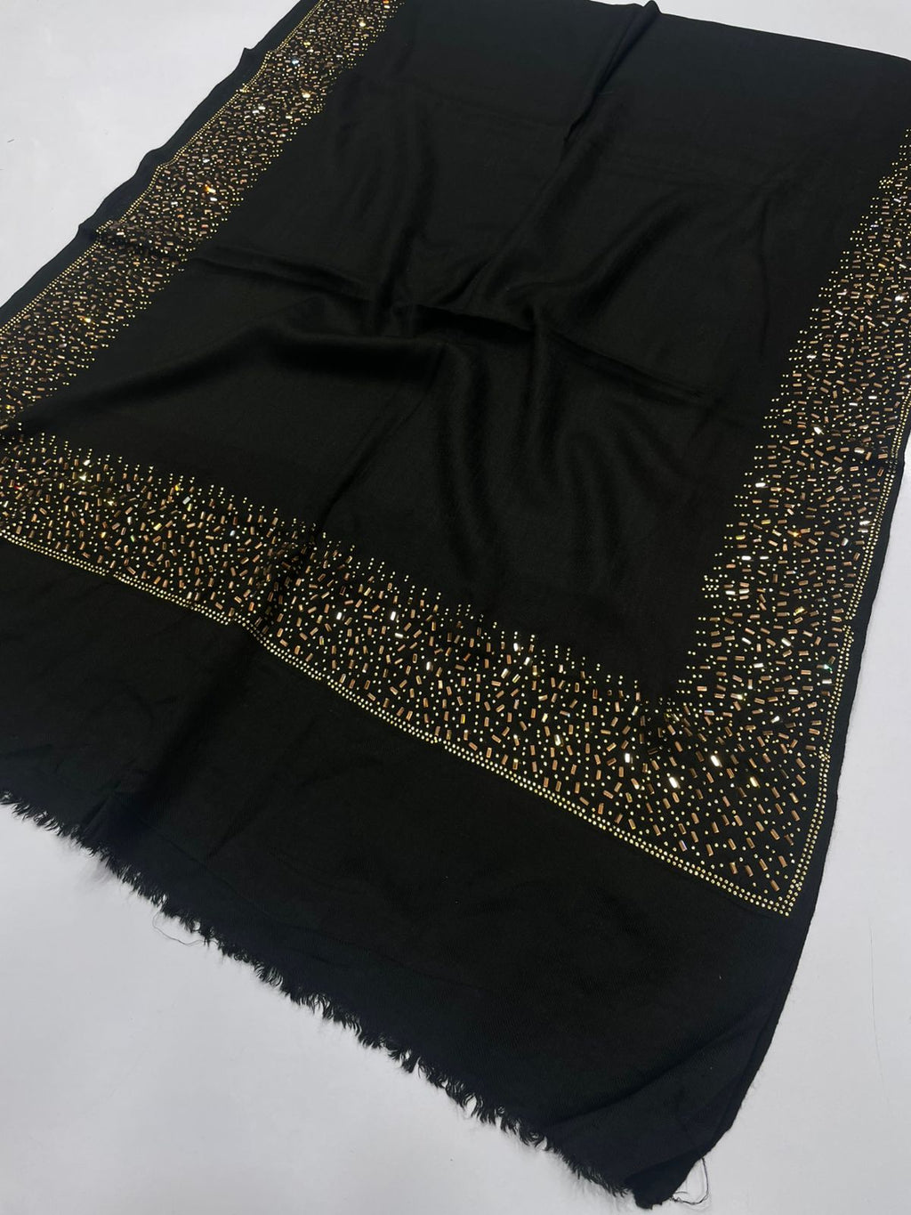 Fine Pashmina Saroski Work Stoles
