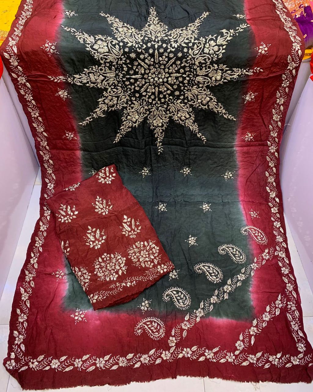 Premium antique gota work collection shirt duppatta