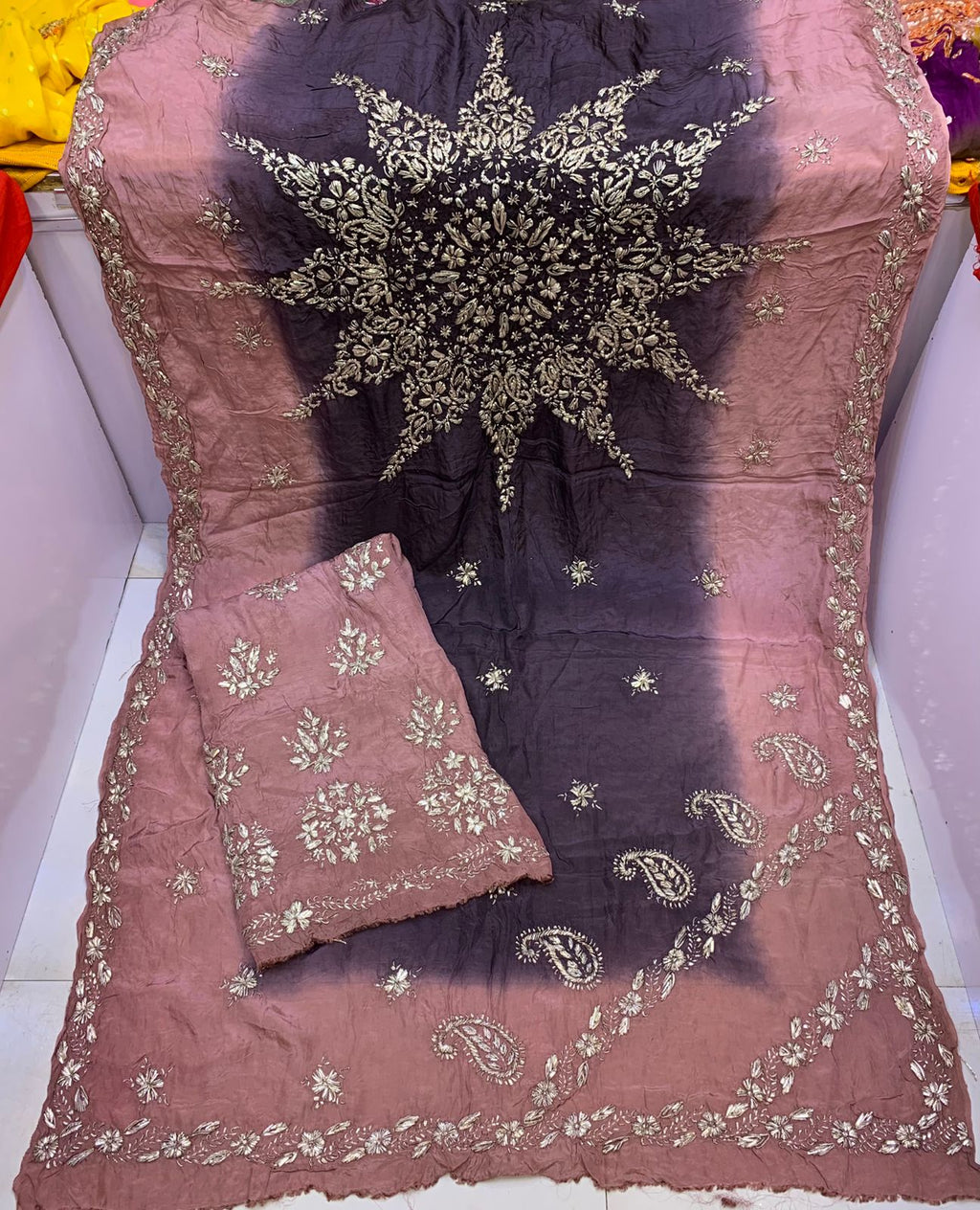 Premium antique gota work collection shirt duppatta