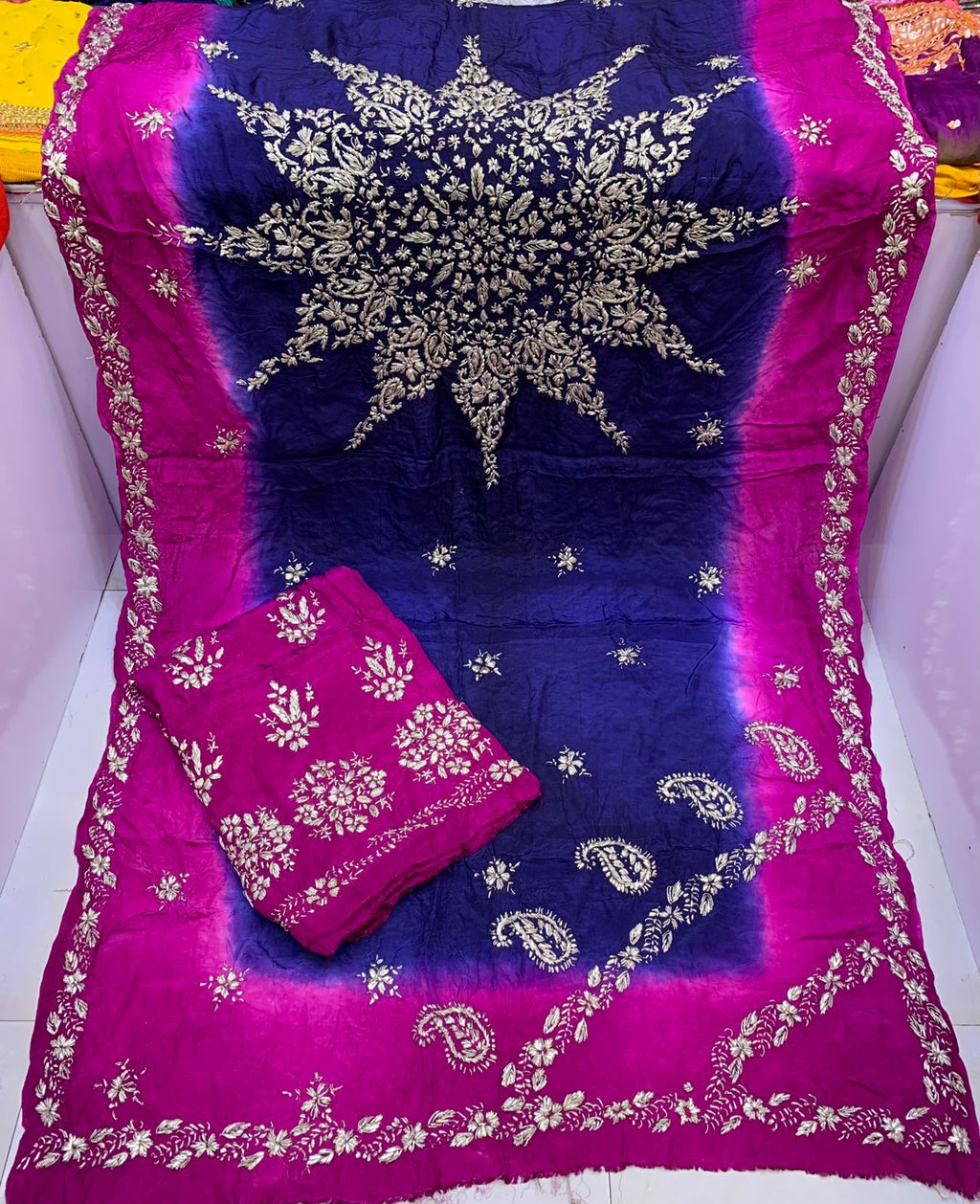 Premium antique gota work collection shirt duppatta