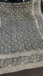 Organic Natural Dying Block Print Dopatay With Mukash Korean Shamooz Pay