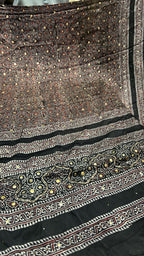 Organic Natural Dying Block Print Dopatay With Mukash Korean Shamooz Pay