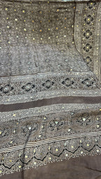 Organic Natural Dying Block Print Dopatay With Mukash Korean Shamooz Pay