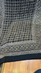 Organic Natural Dying Block Print Dopatay With Mukash Korean Shamooz Pay