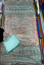 Chundri Two Tone Duptta Fabric Silk With Plain Silk Suit 3 Pcs