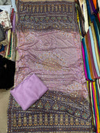 Chundri Two Tone Duptta Fabric Silk With Plain Silk Suit 3 Pcs