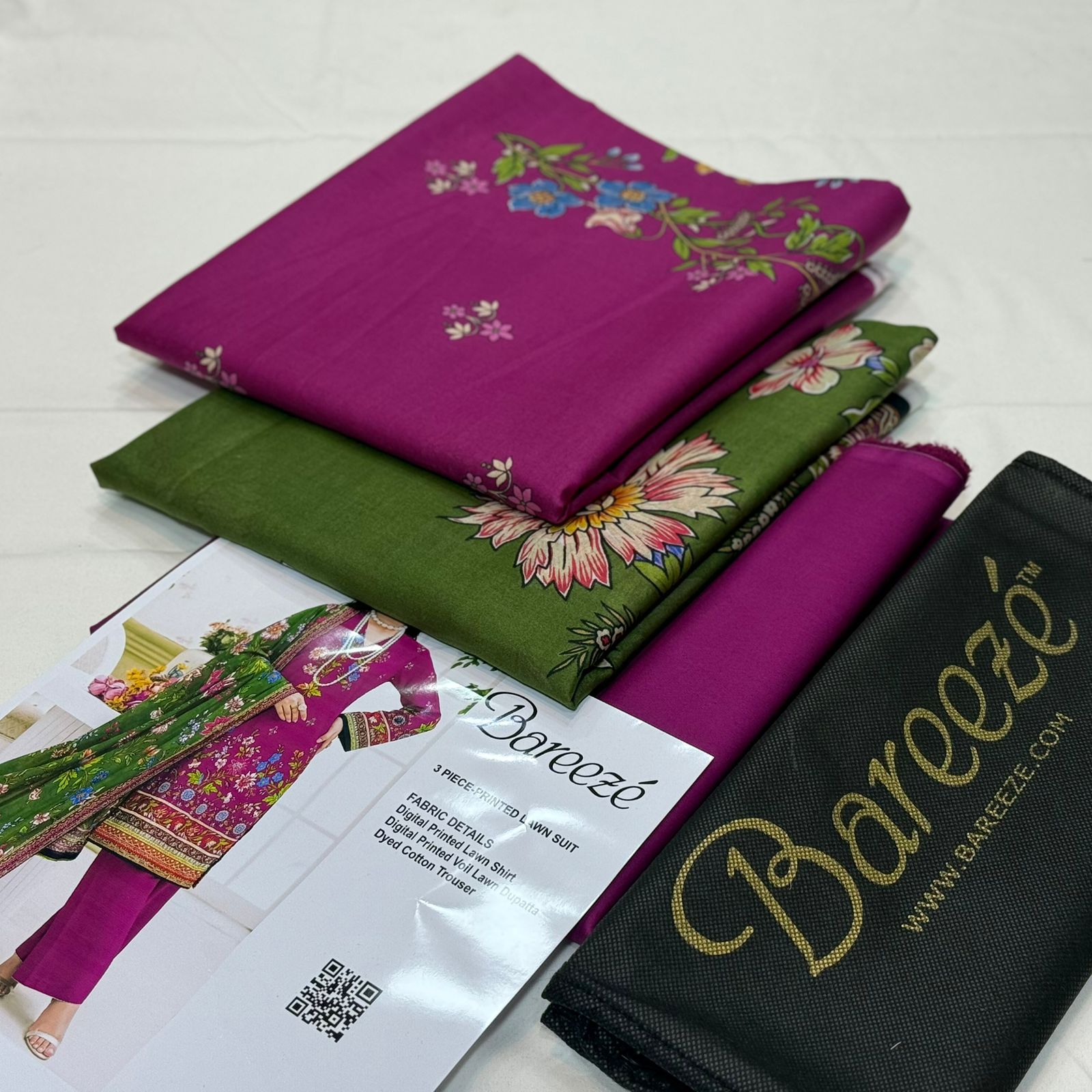 Breeze Lawn 3 Pcs Digital Print Design