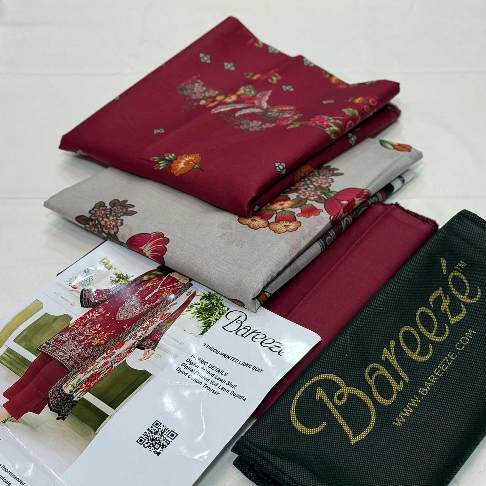 Breeze Lawn 3 Pcs Digital Print Design