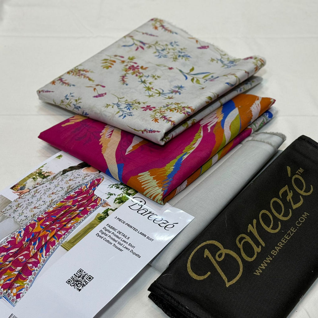 Breeze Lawn 3 Pcs Digital Print Design