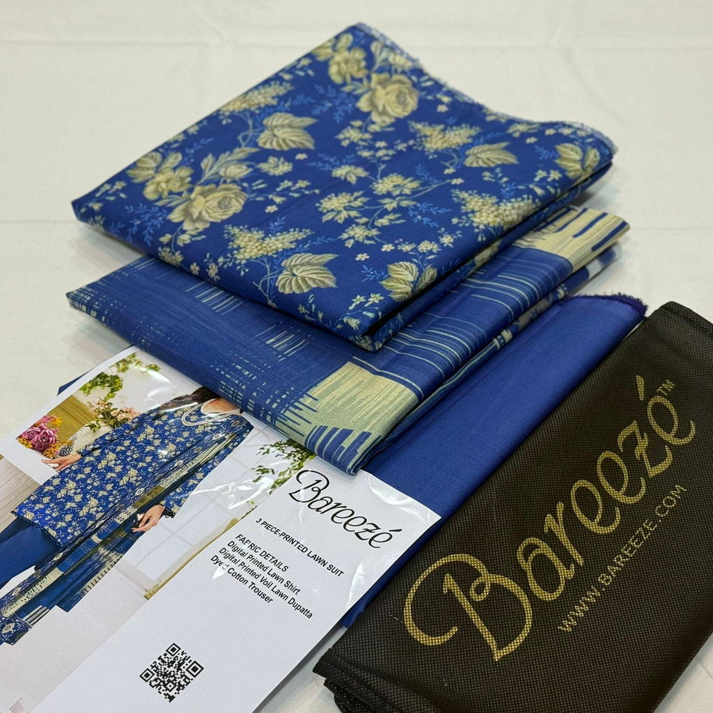 Breeze Lawn 3 Pcs Digital Print Design