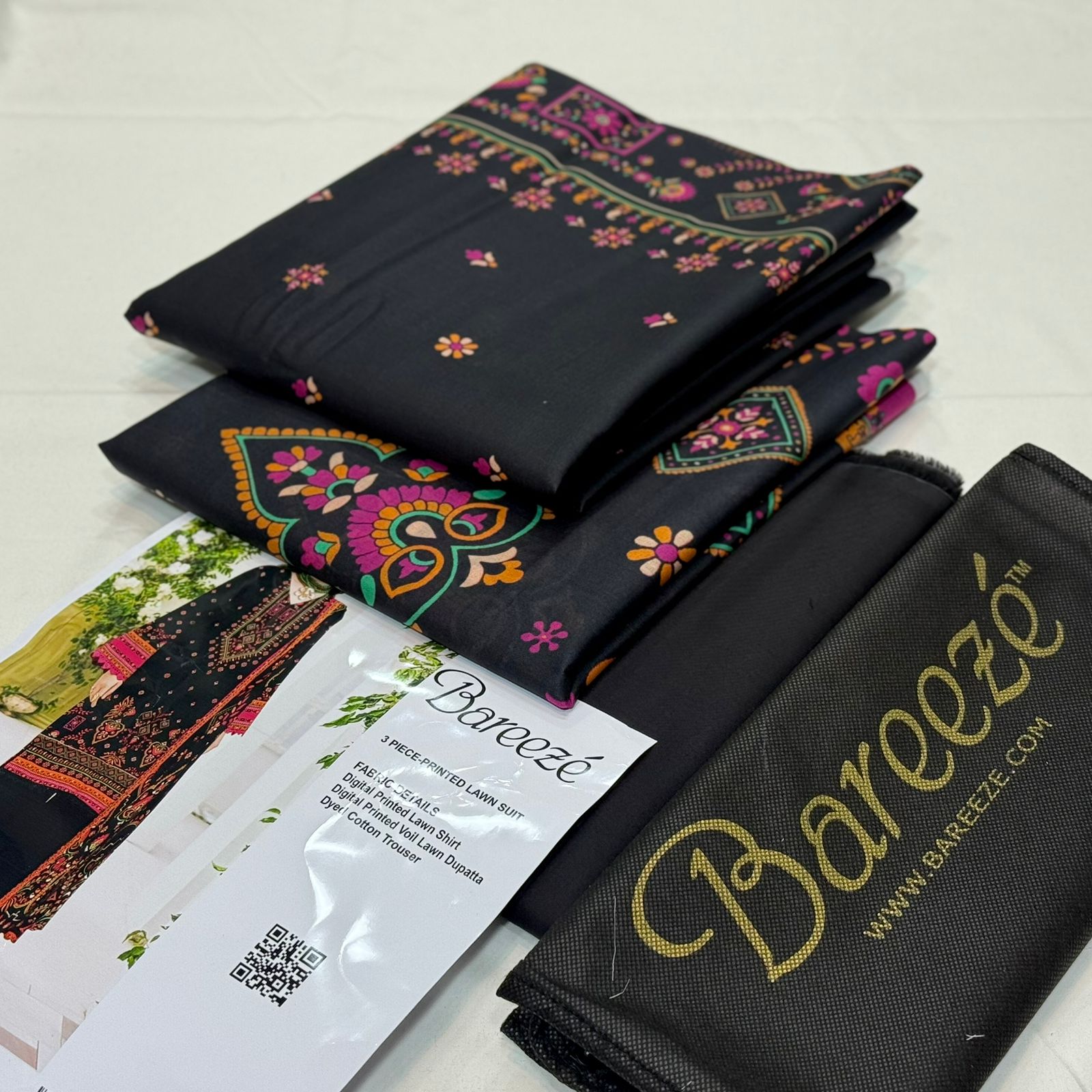 Breeze Lawn 3 Pcs Digital Print Design