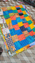 Indian Kantha Duppata  Reversible Both Side