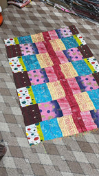 Indian Kantha Duppata  Reversible Both Side