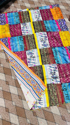 Indian Kantha Duppata  Reversible Both Side