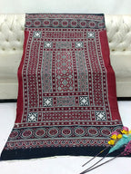 Hand Made Beautiful Ajrak Print Shawls