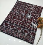 Hand Made Beautiful Ajrak Print Shawls