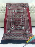 Hand Made Beautiful Ajrak Print Shawls