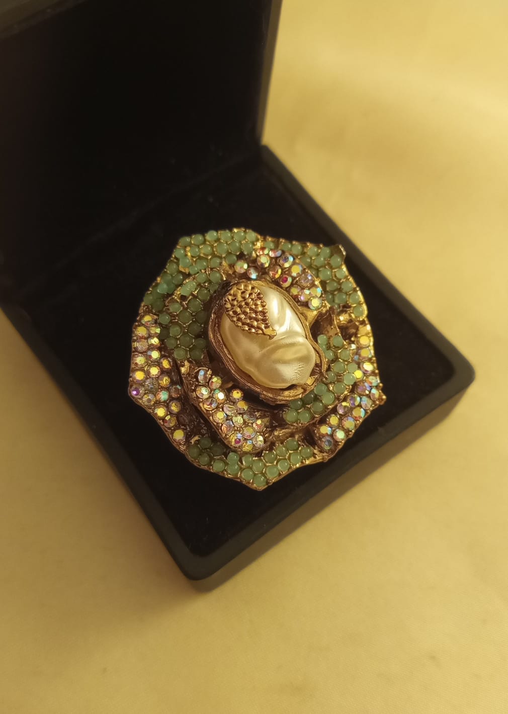 Turkish Stone Work Adjustable Ring