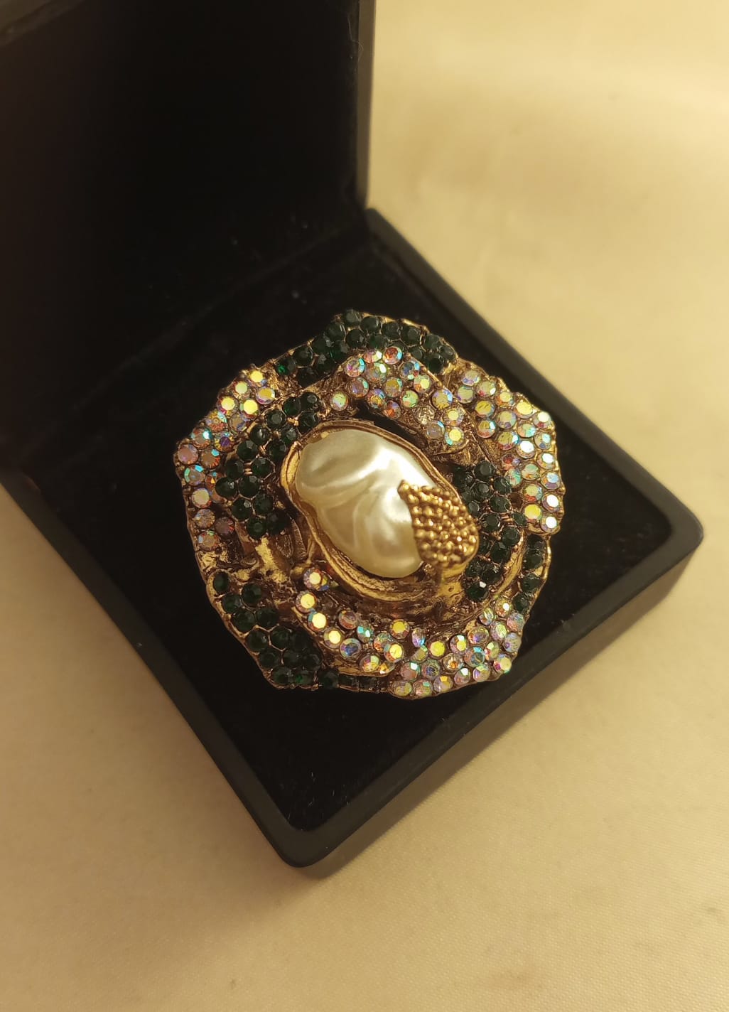 Turkish Stone Work Adjustable Ring