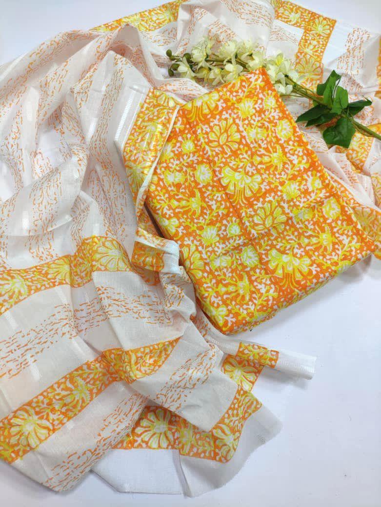 Eid Collection 2k26 Soft Supreme Lawn Block Print 2 Pcs Dress